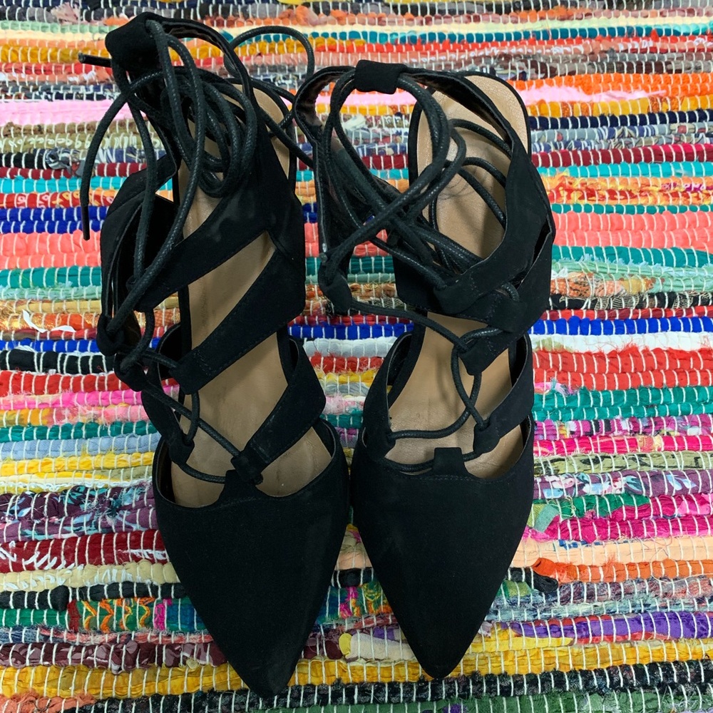 Lace up heels